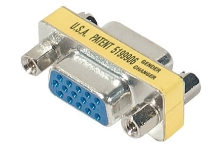 Exertis Connect 83740 Mini Gender Changer, 15pol HD D-Sub Bu./Bu. für VGA
