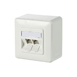 MetzConnect 130B11D20002-E BTR C6A Modul 2 Port 180°M AP, reinweiß