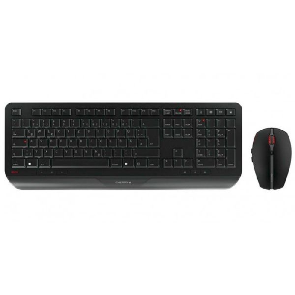 Cherry JD-7000DE-2 Cherry Tastatur-Maus Set GENTIX Desktop, wireless, schwarz