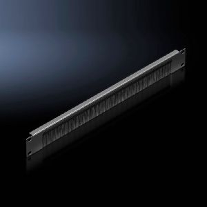 Rittal 5302202 Rittal 19&quot; Kabeldurchführungsplatte, 1 HE, schwarz RAL 9005