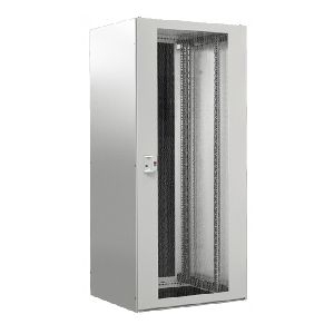 Rittal 7888738 Rittal 19" Netzwerkschrank TX CableNet, zerlegbar, 42 HE, 800 x 800 mm, lichtgrau RAL 7035, perforierte Türen