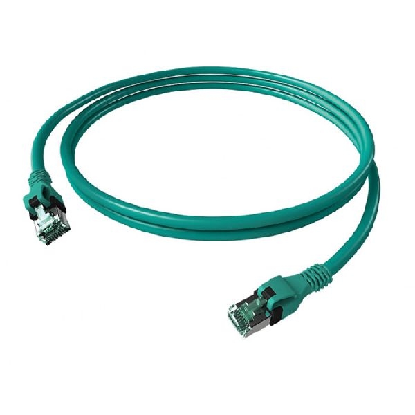 EasyLan CPP1OTATAT0010 EasyLan DualBoot PushPull Patchkabel Cat.6A (ISO/IEC), S/FTP, türkis, 1,0 m