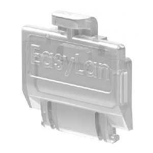 EasyLan CKZMSKWS EasyLan preLink / fixLink Staubschutzklappe weiß (transparent), 50 Stück