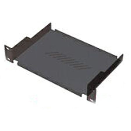 Triton RAB-UP-X01-C1 Triton 10" Fachboden für Wandgehäuse, Frontmontage 1 HE, Tiefe 150 mm, 10 kg, schwarz RAL 9005