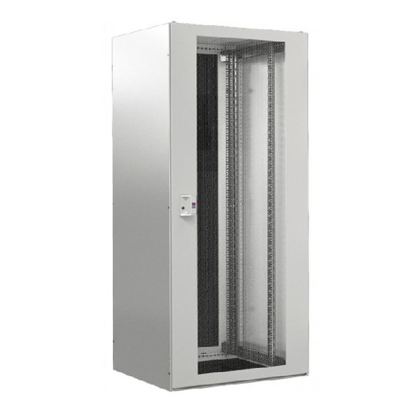 Rittal 7888738 Rittal 19" Netzwerkschrank TX CableNet, zerlegbar, 42 HE, 800 x 800 mm, lichtgrau RAL 7035, perforierte Türen