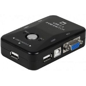 Exertis Connect 60102 Mini 2 Port KVM Switch VGA/ USB
