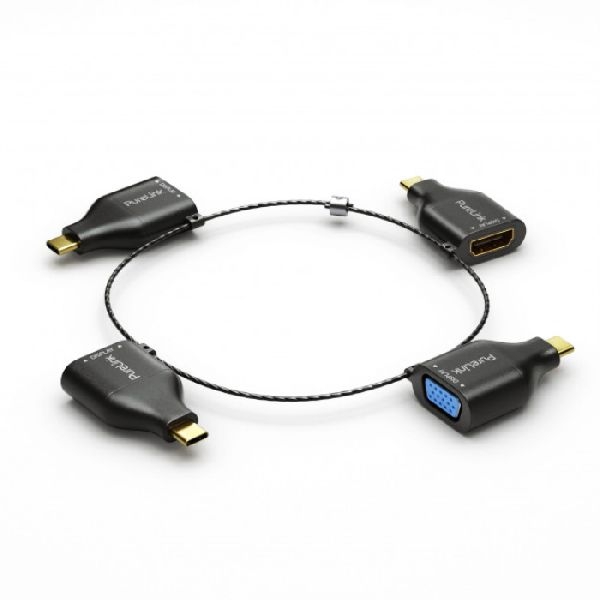 PureLink IQ-AR300 PureLink IQ Adapterring, USB-C an HDMI / DisplayPort / Mini DisplayPort / VGA, 4K