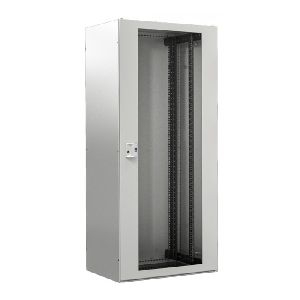 Rittal 7888.728 Rittal 19" Netzwerkschrank TX CableNet, zerlegbar, 42 HE, 800 x 800 mm, lichtgrau RAL 7035, Sichttür vorn, Blechtür hinten