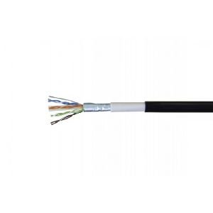 Exertis Connect 612006 Outdoor Verlegekabel Cat. 6, F/UTP, schwarz, 100 m