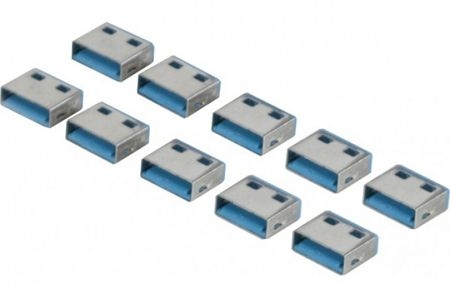 Exertis Connect 915112 USB Port Blocker. 10er Pack