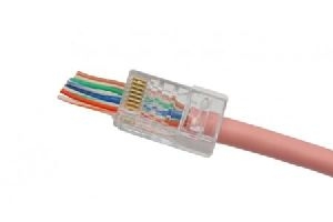 Exertis Connect 920802 Modularstecker RJ45 easy plug, Cat. 5e, UTP, für Patchkabel, zum Crimpen, VPE 10 Stück