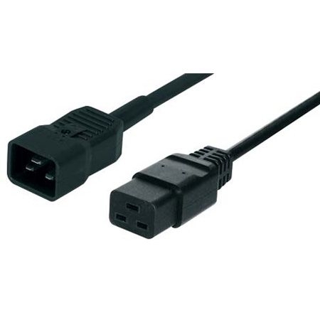 Tecline 35016 Kaltgeräte-Verlängerungskabel 16 A, 5,0 m, schwarz