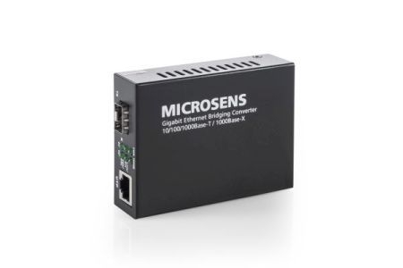 Microsens MS400249 Microsens MS400249 Gigabit SFP Ethernet Medienkonverter mit Bridging-Funktion