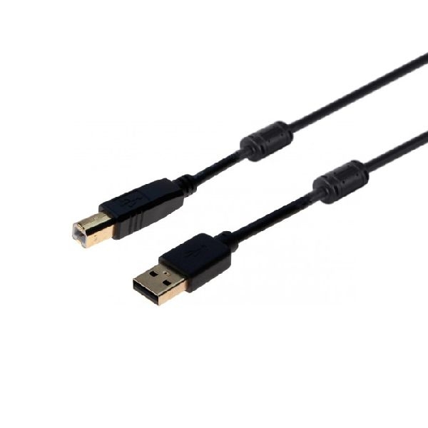 Exertis Connect 532433 USB 2.0 High Speed Kabel, USB St. A/ USB St. B, 5,0 m