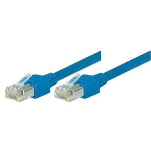 Tecline 71325B Tecline Patchkabel Cat. 5e, SF/UTP, halogenfrei, blau, 25,0 m