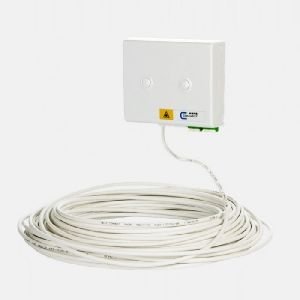 MetzConnect 150C049HKK5A0G Metz Connect FTTH Wohnungsübergabepunkt mit Kabeltrommel OpDAT VADT, LC Duplex/APC 8° (OS2), reinweiß RAL 9010, Variante Pl