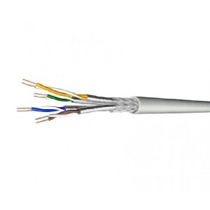 Draka 60108909 Draka Patchkabel UC900 FLEX, Cat. 7, S/FTP, halogenfrei, grau, 100 m Ring
