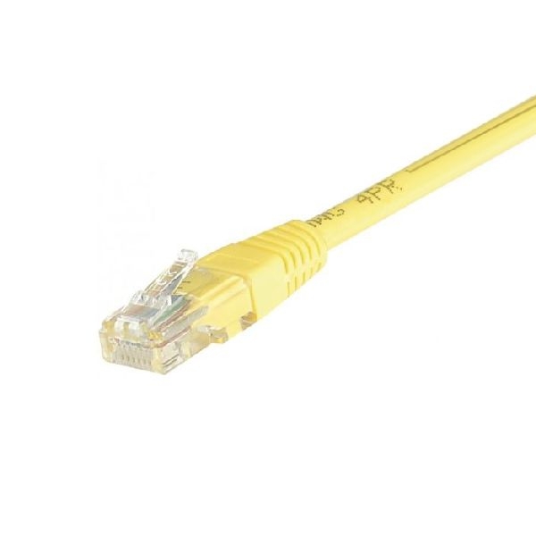 Exertis Connect 245710 Patchkabel Cat. 6, U/UTP, gelb, 1 m