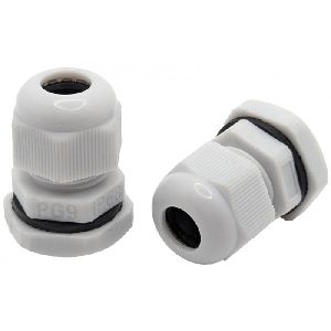 Tecline PG-09-GR Tecline Kabelverschraubungen PG09, IP68, grau, VPE: 10 Stück