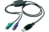 Aten UC10KM ATEN Maus- und Tastatur-Adapter UC10KM, PS/2 an USB