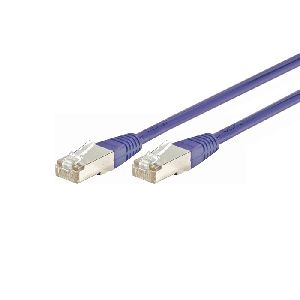 Exertis Connect 234170 Patchkabel Cat. 6, F/UTP, PoE+, violett, 1,0 m