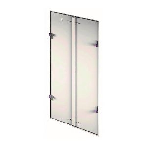 Rittal 5301.254 Rittal 19&quot; VX IT Seitenwand, 2tlg. , horizontal geteilt, HxT2000x1200 RAL7035