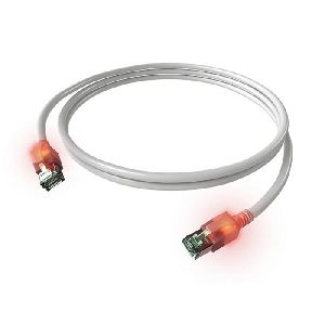 EasyLan CS1OWADAD0100 EasyLan DualBoot LED-Patchkabel Cat.6A (ISO/IEC), S/FTP, weiß, 10,0 m, mit LED-Identifizierung
