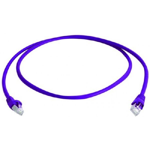 Telegärtner L00003A0147 / 100008685 Telegärtner Patchkabel Cat. 6A ISO/IEC, S/FTP (PiMF), halogenfrei, violett, 5,0 m