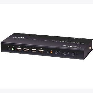Aten CS784H ATEN 4-Port USB 4K HDMI KVMP Switch CS784H, mit Anschlusskabeln