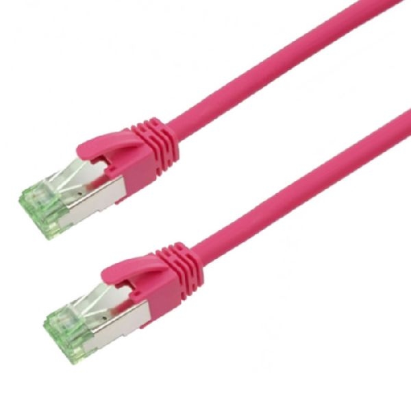 Nambo N500-MAT138-0.5 Nambo Kupfer-Patchkabel Cat.6a S/FTP (ISO/IEC) LSZH High Quality erika violett 0,50 m