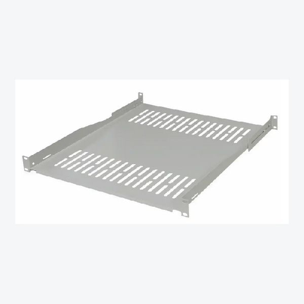Silence Rack 90ITB19FBX450G Silence Rack 19" Fachboden für Netzwerkschränke, Festeinbau, Tiefe 450 mm, 80 kg, lichtgrau RAL 7035