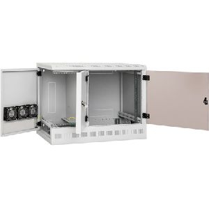 Triton RFA-12-A95-CAX-A14 Triton 19" Wandgehäuse mit drei Einbauabschnitten: 12HE + 6HE mit Einbautiefe 460mm + 4HE mit Einbautiefe 840mm