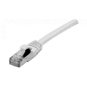 Exertis Connect 854655 RJ45 Patchkabel Cat. 6, F/UTP, GRS-zertifiziert, weiß, 0,3 m