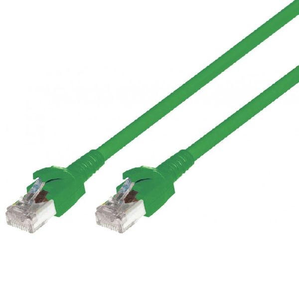 Dätwyler 653553 Dätwyler Patchkabel S/FTP, PiMF, Cat.6A, grün, 0,5 m