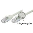 Exertis Connect 996720 Patchkabel Cat. 5e, SF/UTP, mit Rastnasenschutz, grau, 2,0 m
