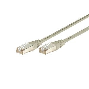 Dexlan 859506 Dexlan Patchkabel Cat. 6A, F/UTP, grau, 3,0 m