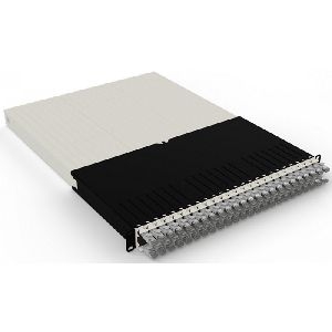 Patchbox PONE30STPSL patchbox.one/30RU/STP (1,8 m) mit 24 Kassetten, Patchkabel Cat. 6a, U/FTP, PoE, Kabel grau