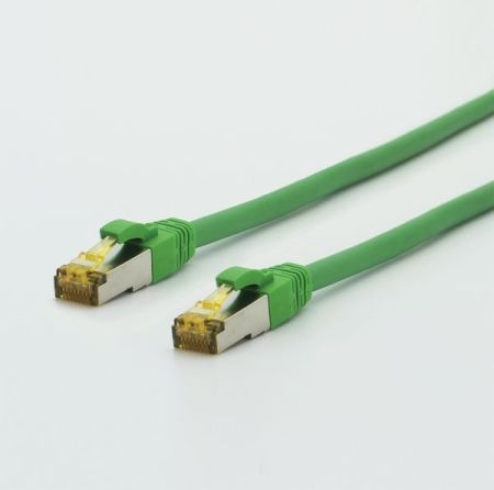 TTL 1842-0,5M-UF TTLan Patchkabel UltraFlex Cat. 6A ISO/IEC, S/FTP (PiMF), hochflexibel, halogenfrei, grün, 0,5 m