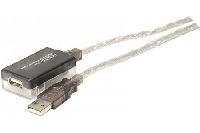 Exertis Connect 149213 Aktives USB 2.0 Verlängerungskabel mit Verstärk