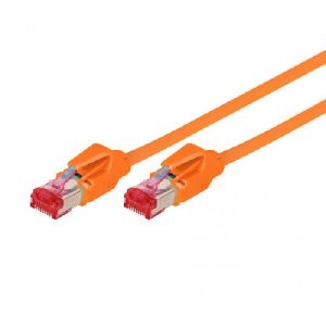 Tecline 71820A Tecline Patchkabel Cat. 6 (EIA/TIA), S/FTP, halogenfrei, mit Rastnasenschutz, orange, 20,0 m
