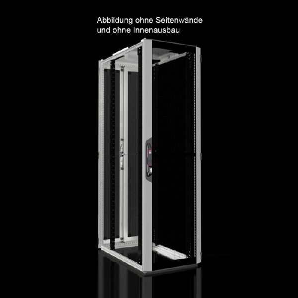 Rittal 7993615 Rittal 19" Serverschrank PRO LINE, 42 HE, 600 x 1000 mm, perforierte Front- und Rücktür, lichtgrau RAL 7035