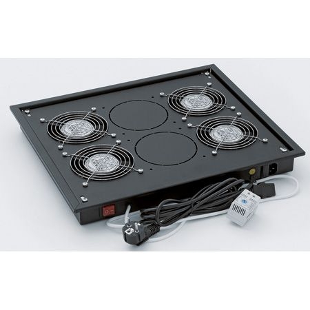 Triton RAB-CH-X04-X3 Triton Ventilationseinheit für Dach- und Bodeneinbau, 4 Lüfter, schwarz RAL 9005