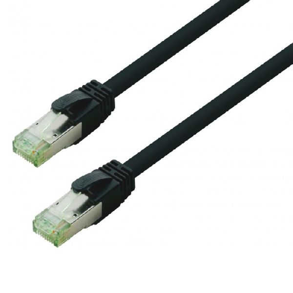 Nambo N500-SWT138-15 Nambo Kupfer-Patchkabel Cat.6a S/FTP (ISO/IEC) LSZH High Quality schwarz 15,0 m