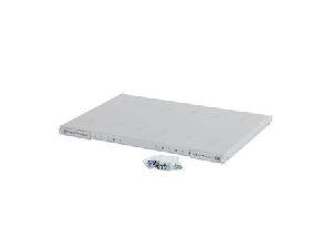 Triton RAC-UP-650-H4 Triton 19" Schwerlastboden für Netzwerkschränke, Festeinbau, Tiefe 650 mm, 150 kg, hellgrau RAL 7035
