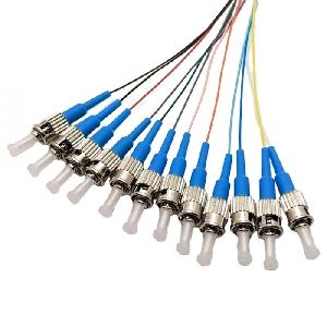 Tecline 20500023 Tecline LWL Faserpigtails, OS2, farbig, ST/UPC, 2,0 m, 12 Stück