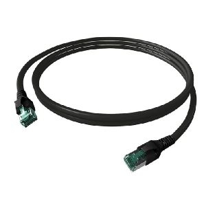 EasyLan CP1OSASAS0010 EasyLan DualBoot Patchkabel Cat.6A (ISO/IEC), S/FTP, schwarz, 1,0 m