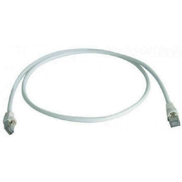 Telegärtner L00002A0141 Telegärtner Patchkabel Cat. 6A ISO/IEC, S/FTP (PiMF), halogenfrei, weiß, 3,0 m