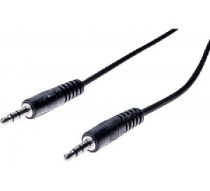 Exertis Connect 108566 Audiokabel 3,5 mm Klinkenstecker an 3,5 mm Klinkenstecker, schwarz, ca. 1,0 m