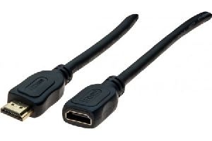 Exertis Connect 128922 HDMI High Speed Verlängerungskabel, 4 K, HDMI St. A/ HDMI Bu. A, 5,0 m