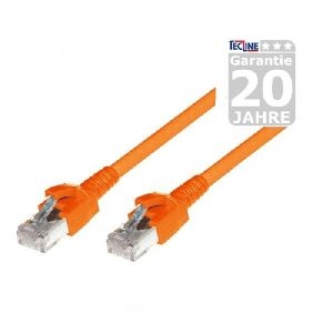 Dätwyler 653753 Dätwyler Patchkabel S/FTP, PiMF, Cat.6A, orange, 0,5 m